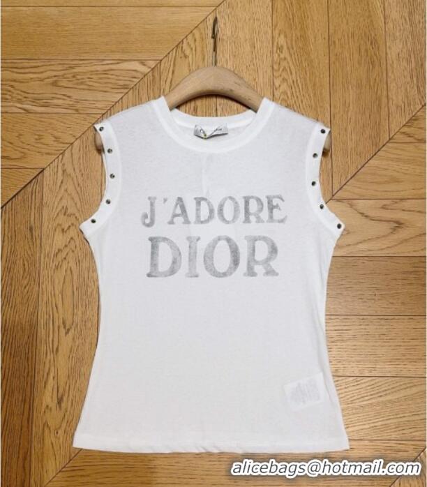 Buy Fashionable Dior Vest D090407 White 2025