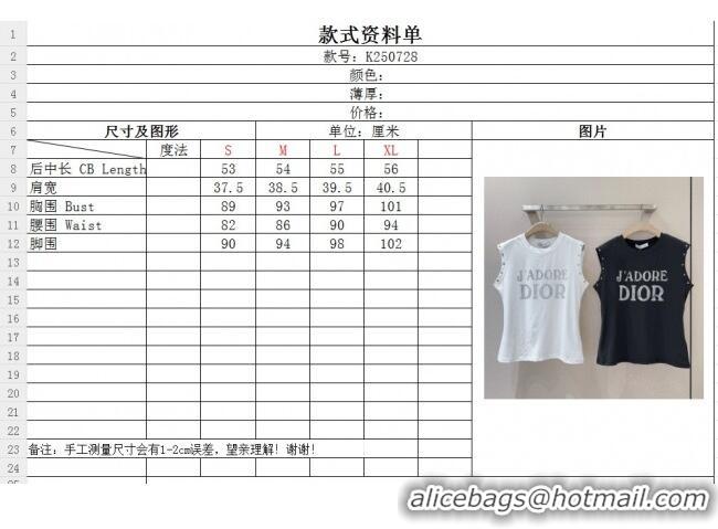 Most Popular Dior Vest D090408 Black 2025