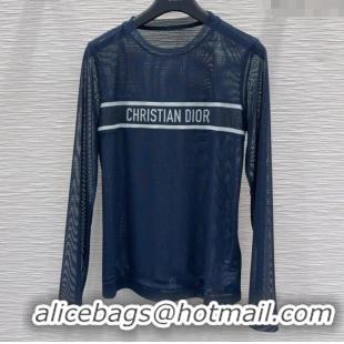 Best Price Dior Mesh Top DR090502 Blue 2025