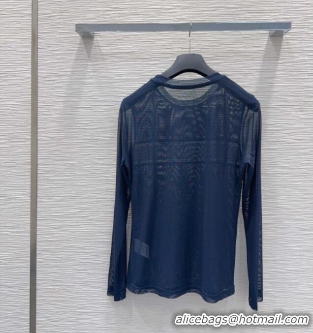 Best Price Dior Mesh Top DR090502 Blue 2025