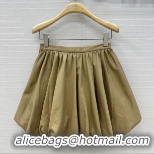 Modern Classic Dior Pleated Mini Skirt DR090405 Khaki 2025