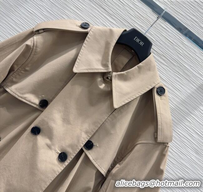Famous Brand Dior Short Coat DR090406 Khaki 2025
