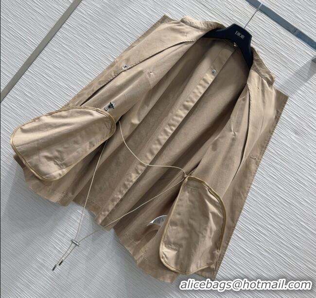 Famous Brand Dior Short Coat DR090406 Khaki 2025