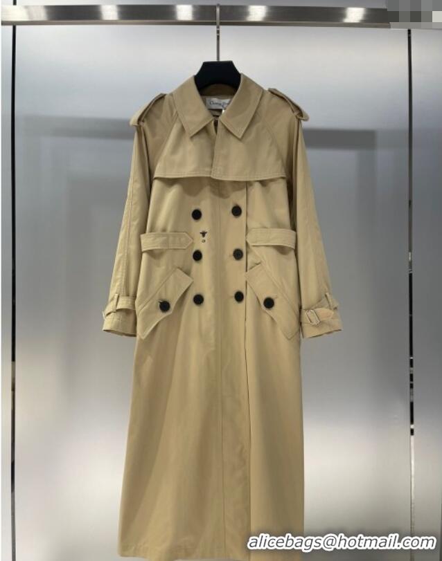Reasonable Price Dior Long Coat DR090488 Khaki/Green 2025