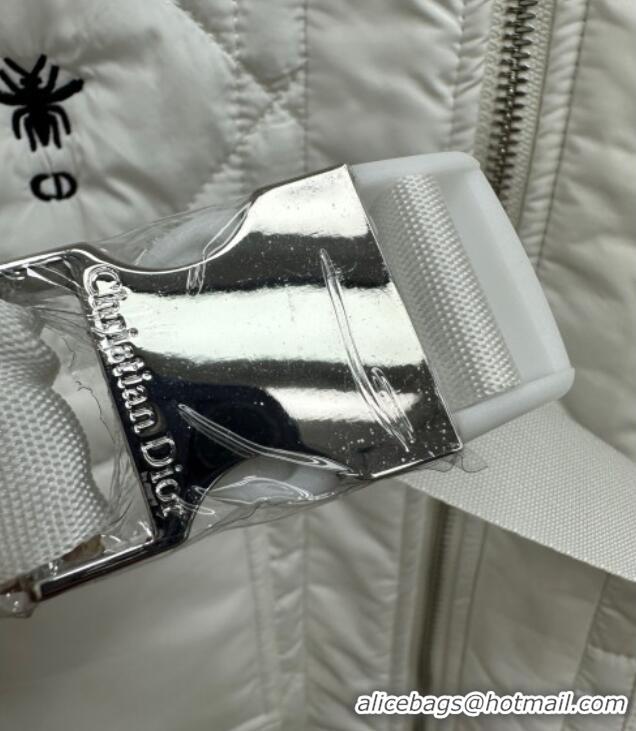 Top Grade Dior Oblique Vest with Belt DR090404 White 2025