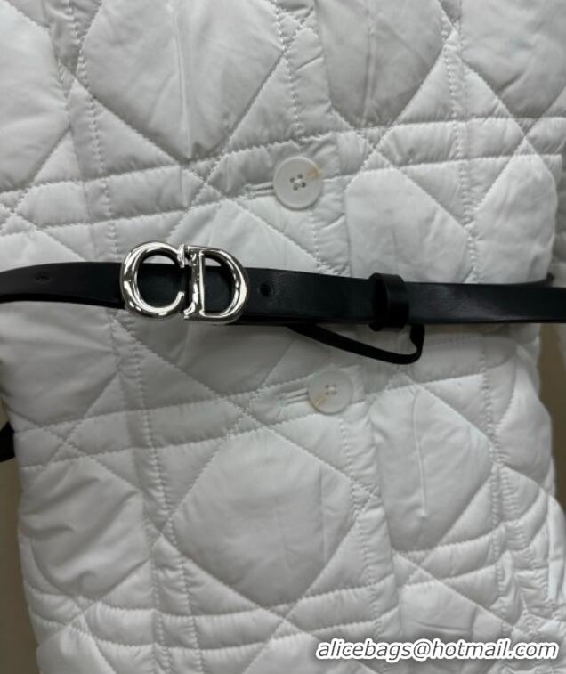 Trendy Design Dior Oblique Padded Jacket with Belt DR090404 White 2025