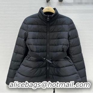 Buy Discount Dior Down Jacket with Belt CH090406 Black 2025