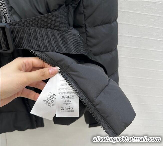 Buy Discount Dior Down Jacket with Belt CH090406 Black 2025