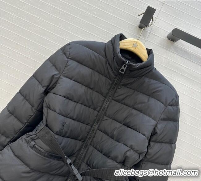 Buy Discount Dior Down Jacket with Belt CH090406 Black 2025