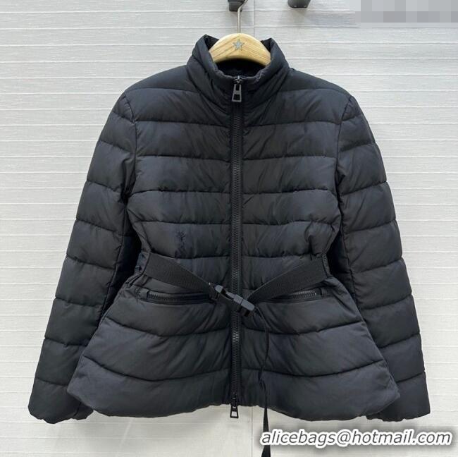 Buy Discount Dior Down Jacket with Belt CH090406 Black 2025