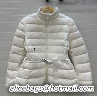 Top Quality Dior Down Jacket with Belt CH090406 White 2025