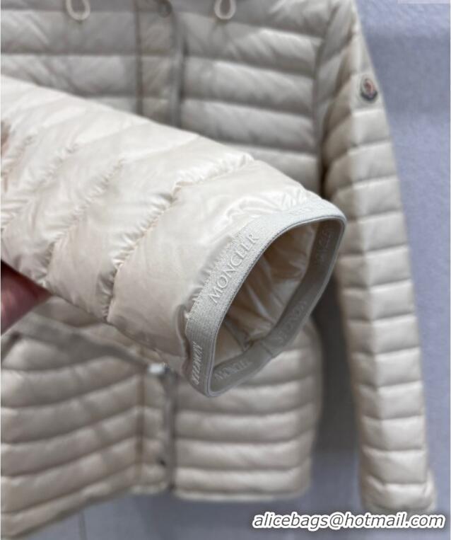 Big Discount Moncler Oredon Short Down Jacket 1114 White 2025