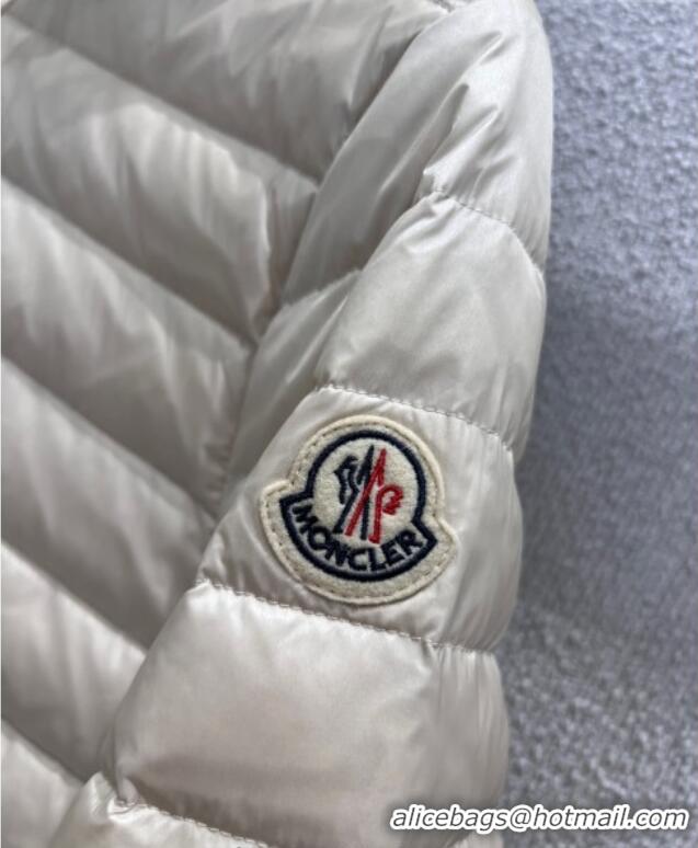 Big Discount Moncler Oredon Short Down Jacket 1114 White 2025