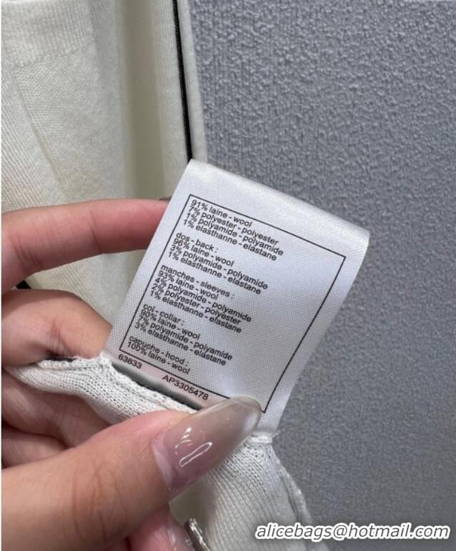 ​Top Grade Chanel Wool Jacket CH111451 White 2025