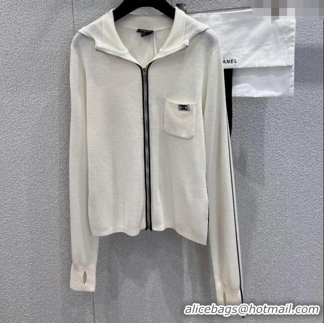 ​Top Grade Chanel Wool Jacket CH111451 White 2025