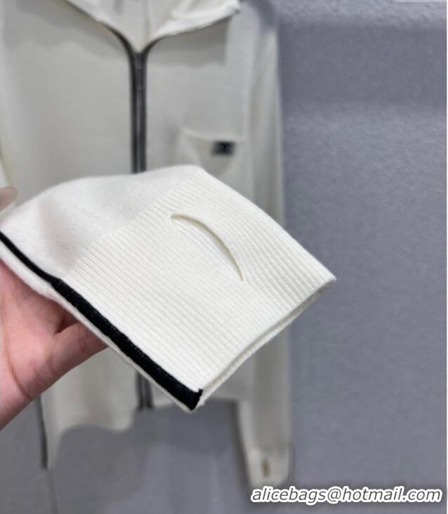 ​Top Grade Chanel Wool Jacket CH111451 White 2025