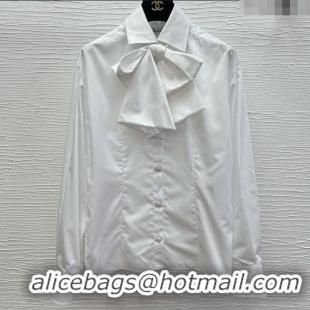 Good Quality Chanel Shirt CH111463 White 2025