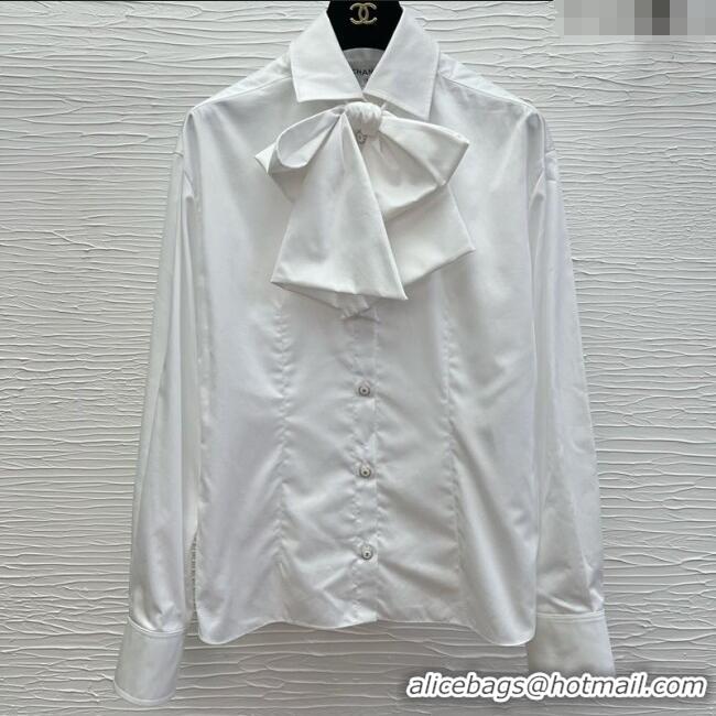 Good Quality Chanel Shirt CH111463 White 2025