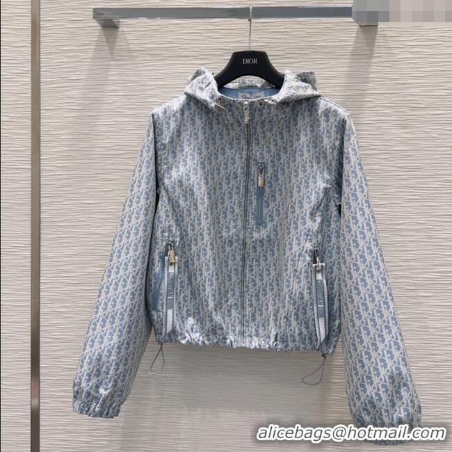 Super Quality Dior Oblique Jacket DR090407 Blue 2025