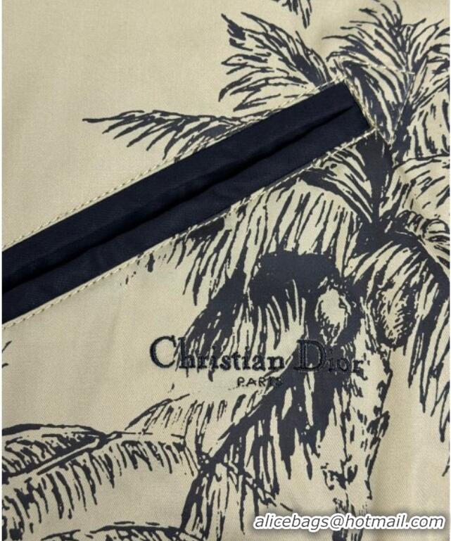 Luxury Discount Dior Printed Padded Jacket DR090422 Khaki 2025