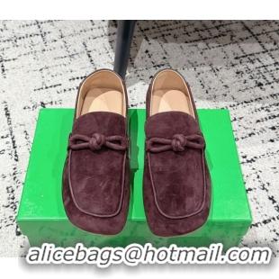 Good Quality Bottega Veneta Daddy Loafers in Suede Brown 0823053