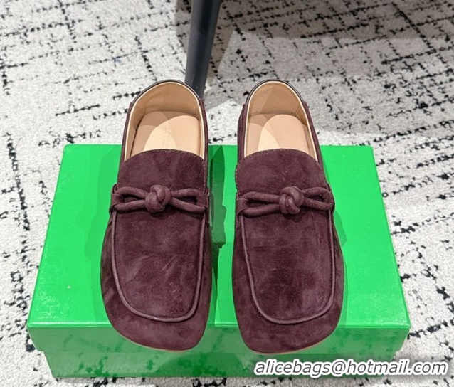 Good Quality Bottega Veneta Daddy Loafers in Suede Brown 0823053