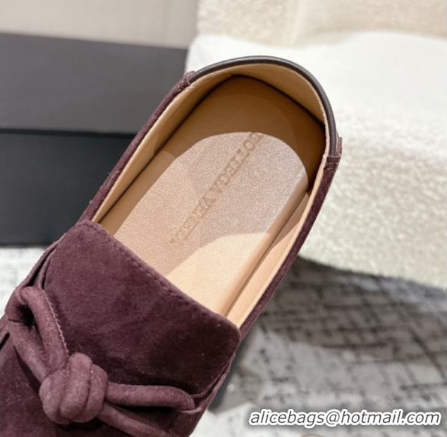 Good Quality Bottega Veneta Daddy Loafers in Suede Brown 0823053