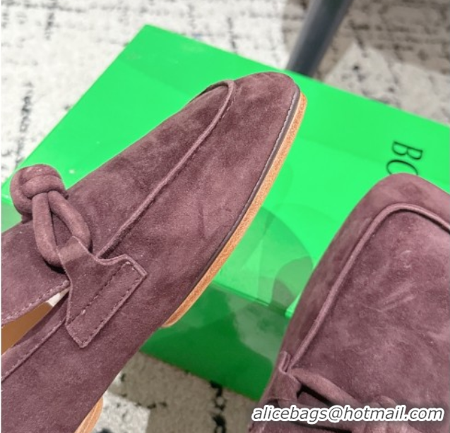 Good Quality Bottega Veneta Daddy Loafers in Suede Brown 0823053