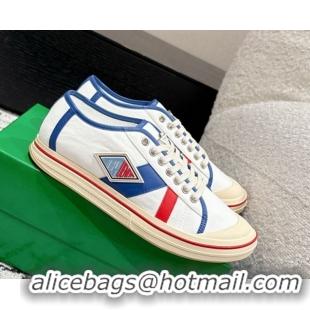 Buy Luxury Bottega Veneta Eliot Low-top Sneakers in Canvas with Leather Trim White 0823060