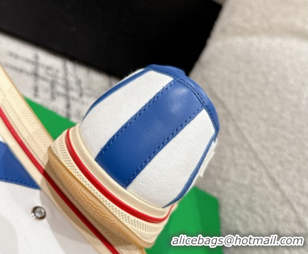 Buy Luxury Bottega Veneta Eliot Low-top Sneakers in Canvas with Leather Trim White 0823060