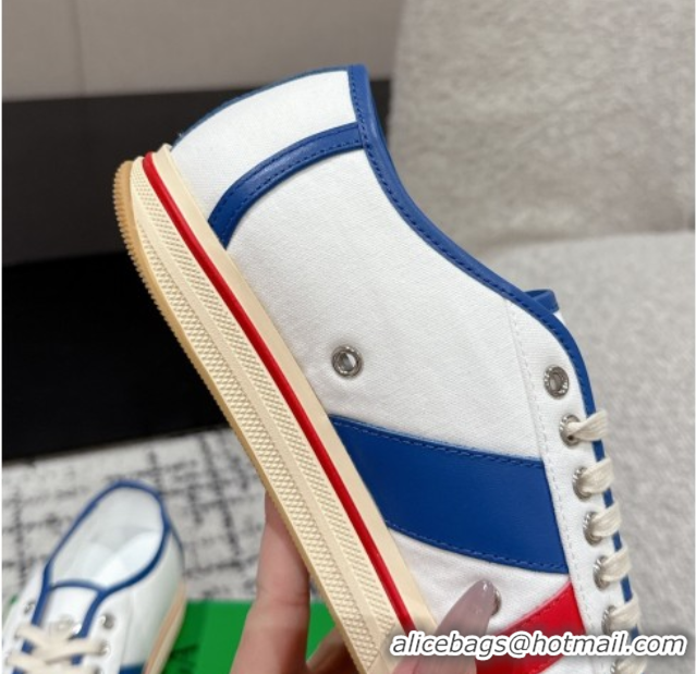 Buy Luxury Bottega Veneta Eliot Low-top Sneakers in Canvas with Leather Trim White 0823060