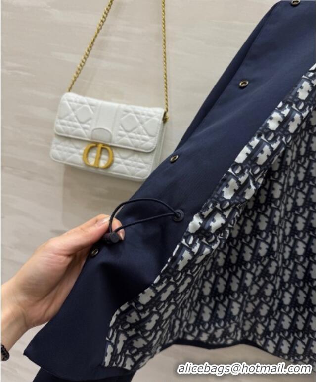 Luxury Discount Dior Belted Jacket DR090415 Blue 2025