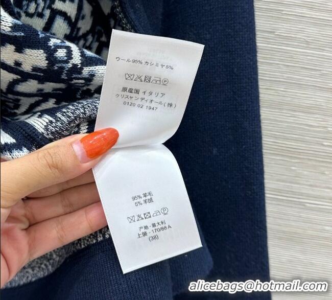 Luxury Cheap Dior Wool Reversible Jacket CH090423 Blue 2025