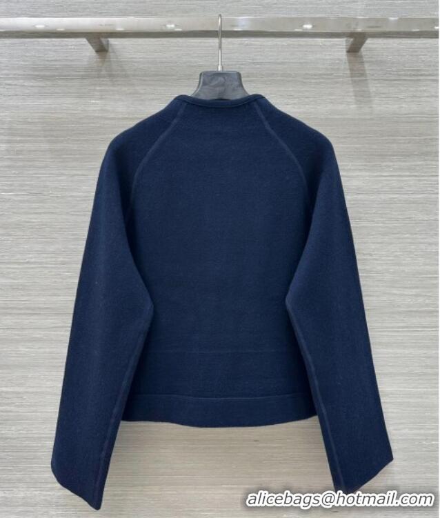 Luxury Cheap Dior Wool Reversible Jacket CH090423 Blue 2025