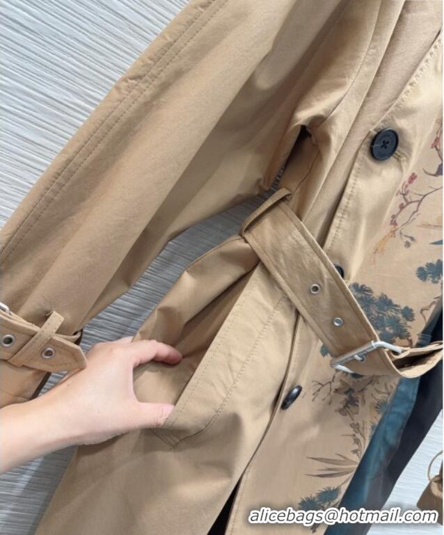 Well Crafted Dior Printed Cotton Coat DR090531 Beige 2025