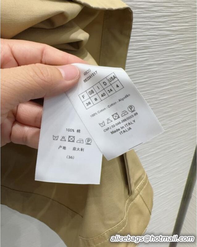 Big Discount Dior Cotton Shirt DR090501 Beige 2025