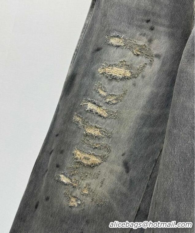 Buy Fashionable Dior Cotton Jeans DR090523 Grey 2025