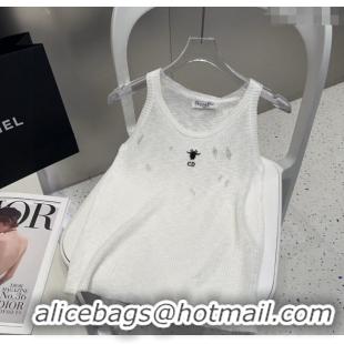 Buy Fashionable Dior CD Vest 0911 White 2025