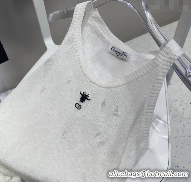 Buy Fashionable Dior CD Vest 0911 White 2025