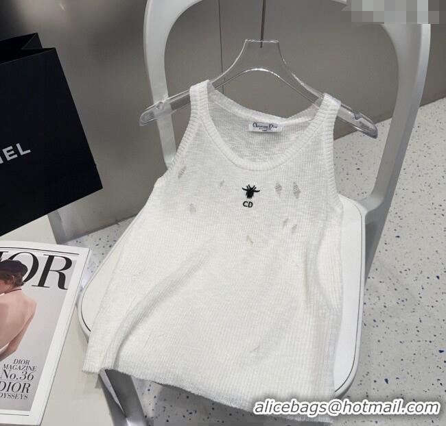 Buy Fashionable Dior CD Vest 0911 White 2025