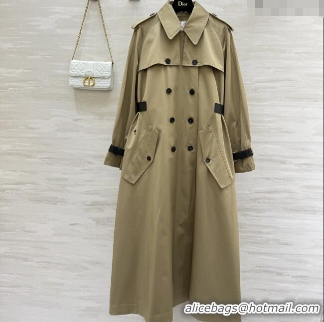 Buy Promotional Dior Long Coat B91615 Khaki 2025