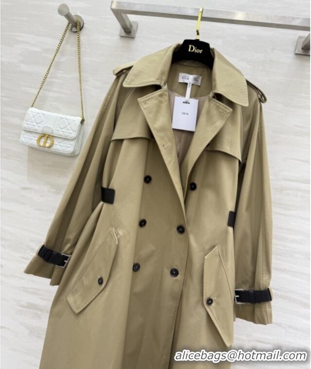 Buy Promotional Dior Long Coat B91615 Khaki 2025