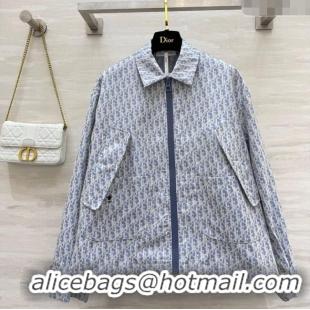 Most Popular Dior Oblique Jacket DR091901 Blue 2025