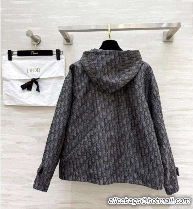 Top Quality Dior Oblique Jacket DR091901 Grey 2025