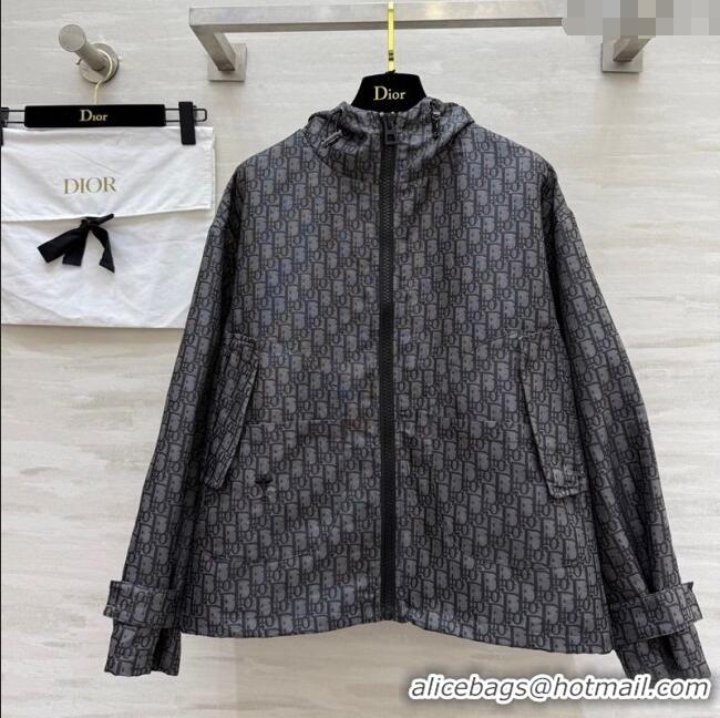 Top Quality Dior Oblique Jacket DR091901 Grey 2025