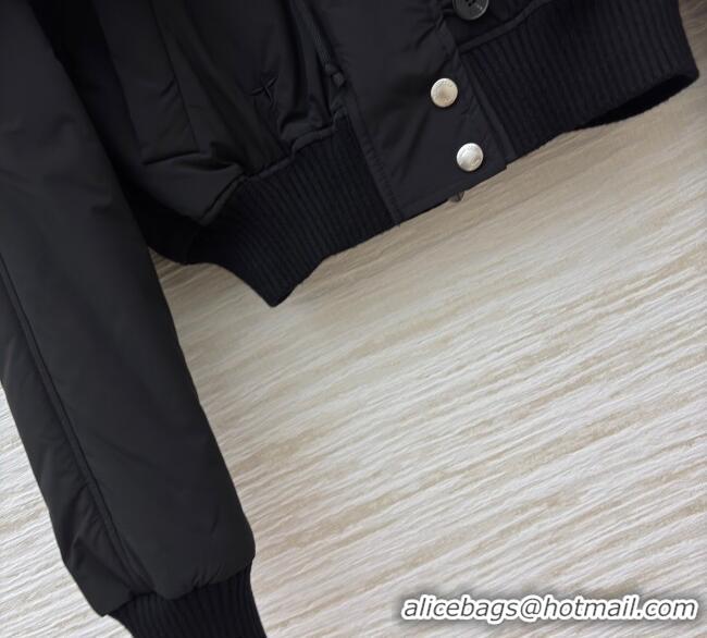 Luxury Discount Dior Padded Short Jacket DR091903 Black 2025