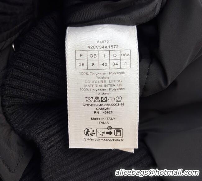 Luxury Discount Dior Padded Short Jacket DR091903 Black 2025