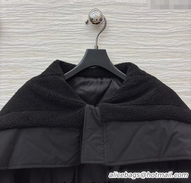 Luxury Discount Dior Padded Short Jacket DR091903 Black 2025