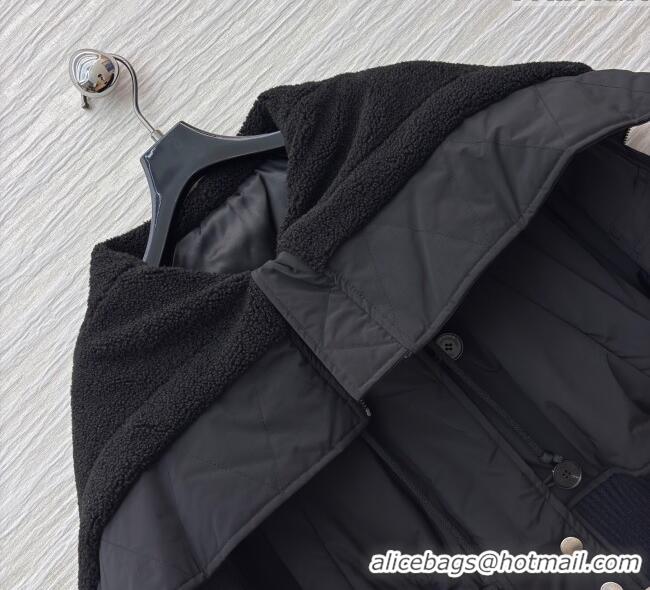 Luxury Discount Dior Padded Short Jacket DR091903 Black 2025