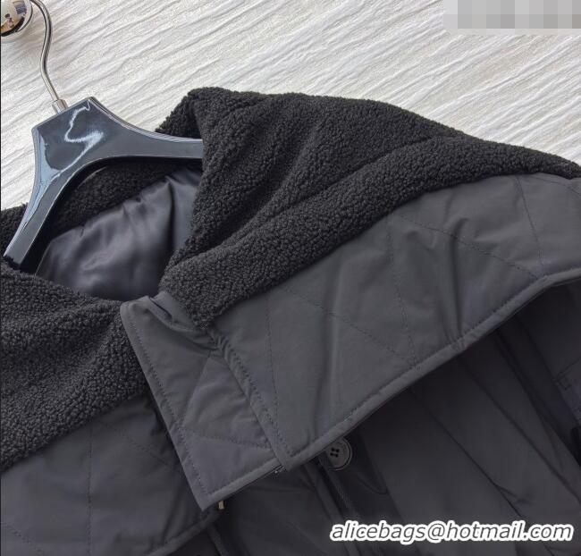 Luxury Discount Dior Padded Short Jacket DR091903 Black 2025